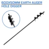 1pcs 600x50mm Earth Auger Hole Digger Tool Borer Post Hole Digger Garden Auger Tool Garden Planting Machine Drill Bit ► Photo 2/6