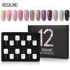 12PCS/LOT ROSALIND 7ml Glitter Neon Gel Nail Polish Set All For Manicure Semi Permanent Hybrid Varnishes Soak Off Nail Gel Kit 1