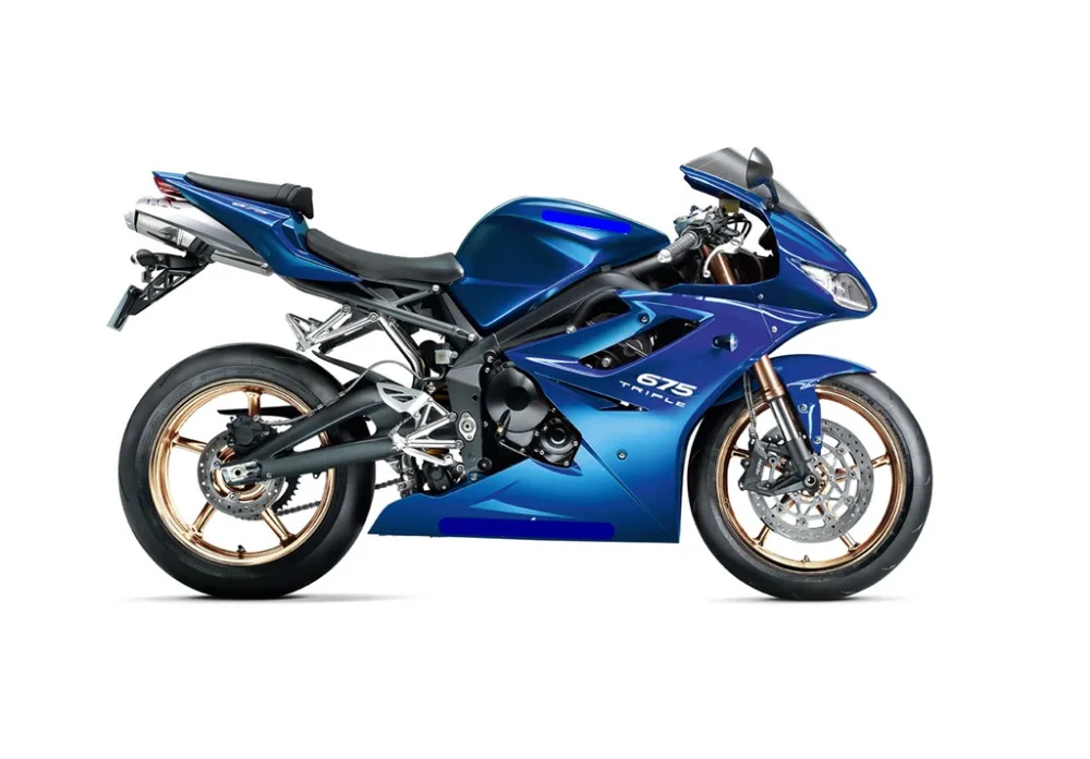Комплект обтекателей для мотоцикла высококачественный пластик ABS для Triumph 675 2008-2010 полное покрытие ABS Литье под давлением обтекатель рамка