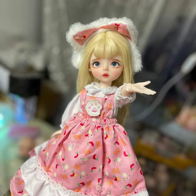 Handmade 1/6 Mini Fashion BJD Doll Cute Make Up Movable Joint 30CM Dolls Princess Clothes Suit Accessories Child Toy Girls Gifts 4