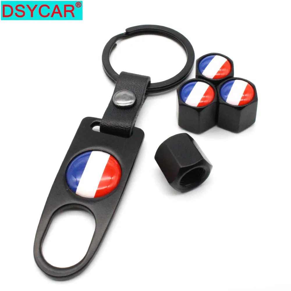 

DSYCAR 1Set Zinc Alloy Anti-theft Car Wheel Tire Valve Caps Stem Air buckle Wrench Auto Car Accessories Wheels Tires Parts