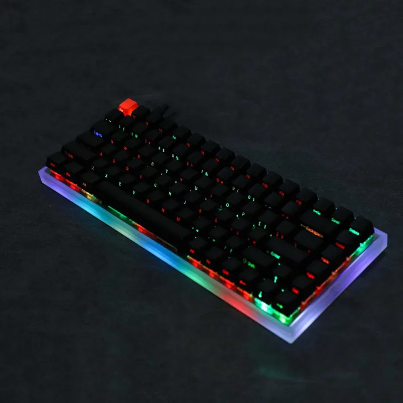 Колпачки клавиш ABS ANSI ISO толщина 1 5 мм для механической игровой клавиатуры Keycool 84
