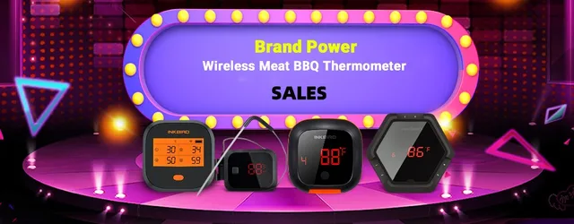 INKBIRD IBT-6XS 6 ProbesDigital Meat Thermometer 150ft Bluetooth