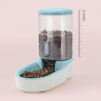 

3.8L Pet Automatic Replenish Waterer Dispenser Station Automatic Pet Feeder Food Dispenser