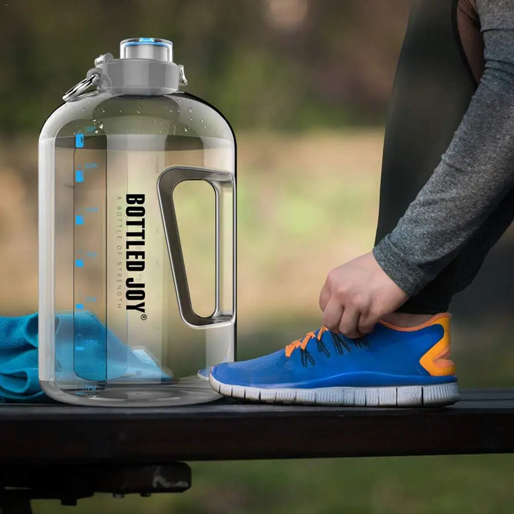 1 галлон бутылки для воды без BPA большая Герметичная Бутылка Для Воды Большой походный чайник спортивные упражнения и инструмент для активного отдыха