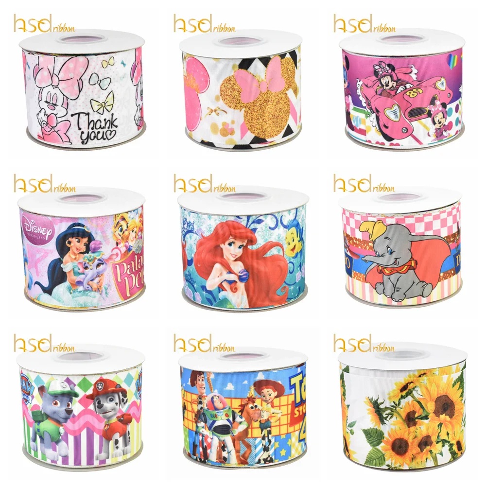 

HSD-DIY Craft Supplies hsd-design series printed grosgrain ribbon 10 Yards/Roll