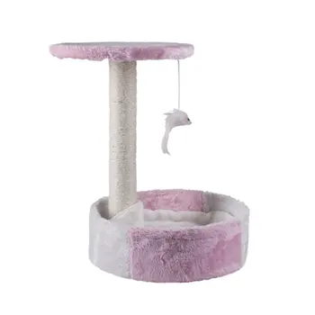 

Cat climbing frame small cat nest cat tree integration Cat grabs pole Cat scratch board Color matching Disc style