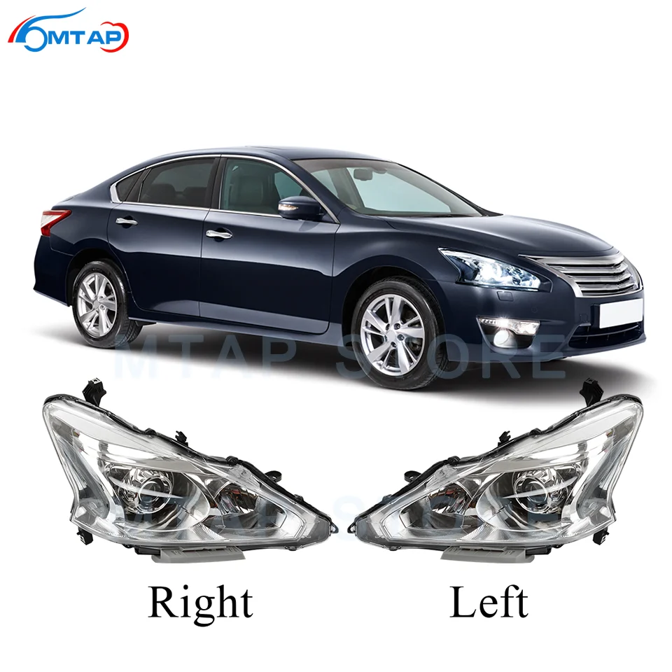 MTAP пара переднего бампера головной светильник для Nissan TEANA ALTIMA L33 2013 галогенная HID фара в сборе