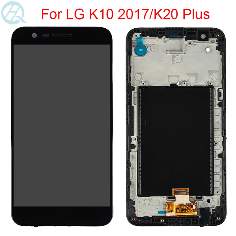 Touch Screen Frame full assembly for LG K10 2017 M250 M250N LG LCD Display 