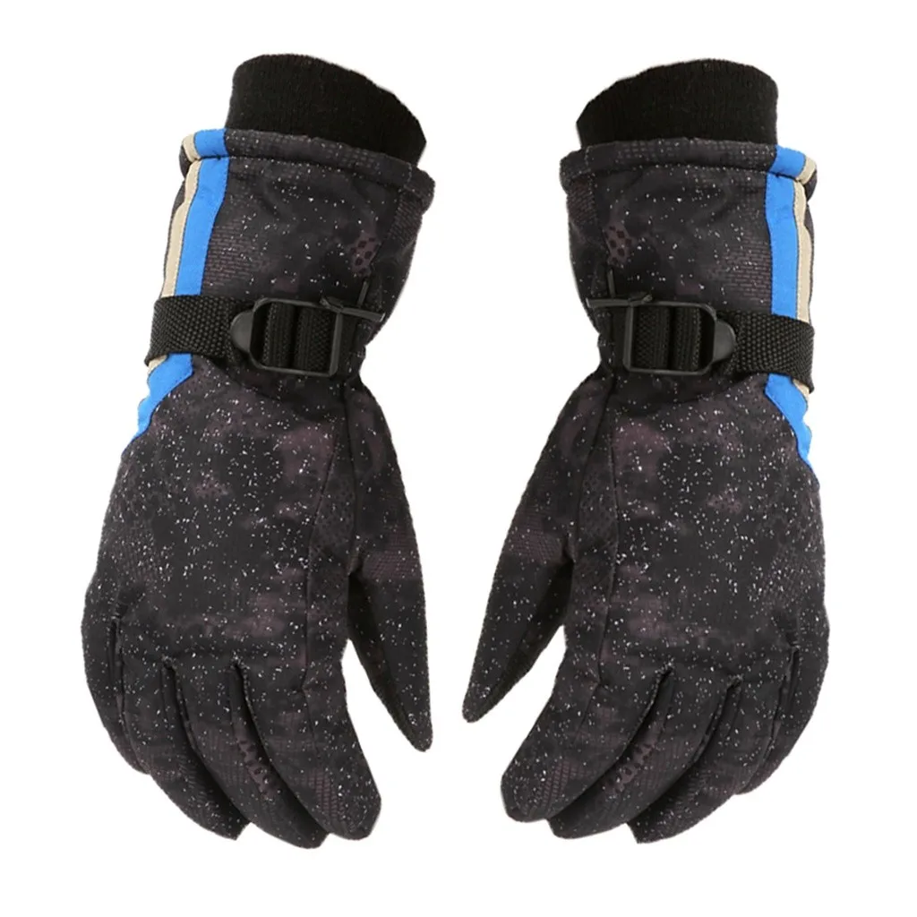 Лыжные перчатки водонепроницаемые перчатки с функцией сенсорного экрана Электрический перезаряжаемый аккумулятор питание сноуборд теплый нагретый снег перчатки