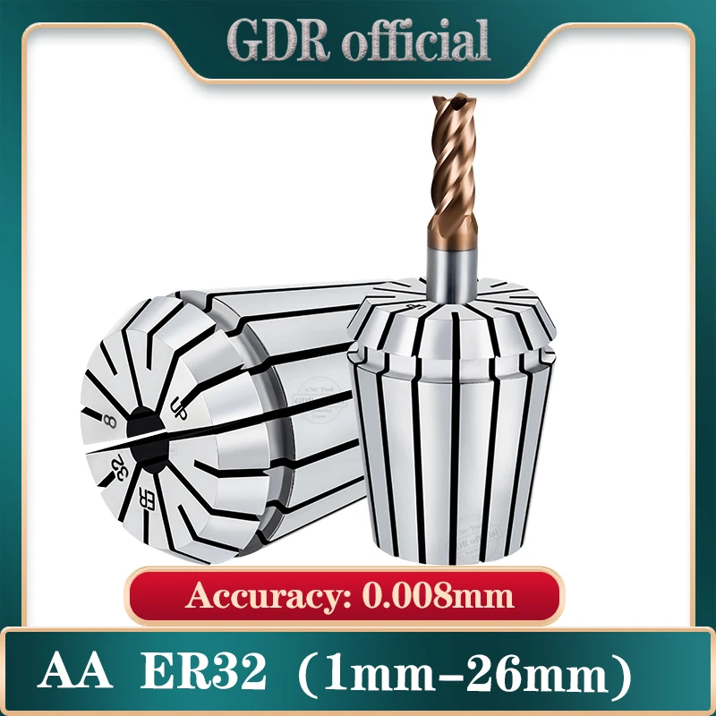 Tool Holder ER32 collet ER Collet Chuck ER32 Collet 1mm-25mm High Precision er32 Set tool holder bracket tool