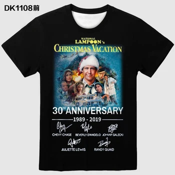 

3D printed film and television character T-shirt walking dead signature pattern casual T-shirt wild shirt