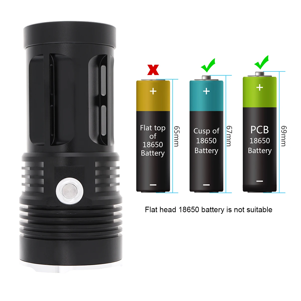 1500LM Flashlight Outdoor Lights 5 x XML T6 LED Waterproof Outdoor 3-Mode Flashlight Torch Lamp for Hunting / Camping 1500LM Flashlight Outdoor Lights 5 x XML T6 LED Waterproof Outdoor 3-Mode Flashlight Torch Lamp for Hunting / Camping