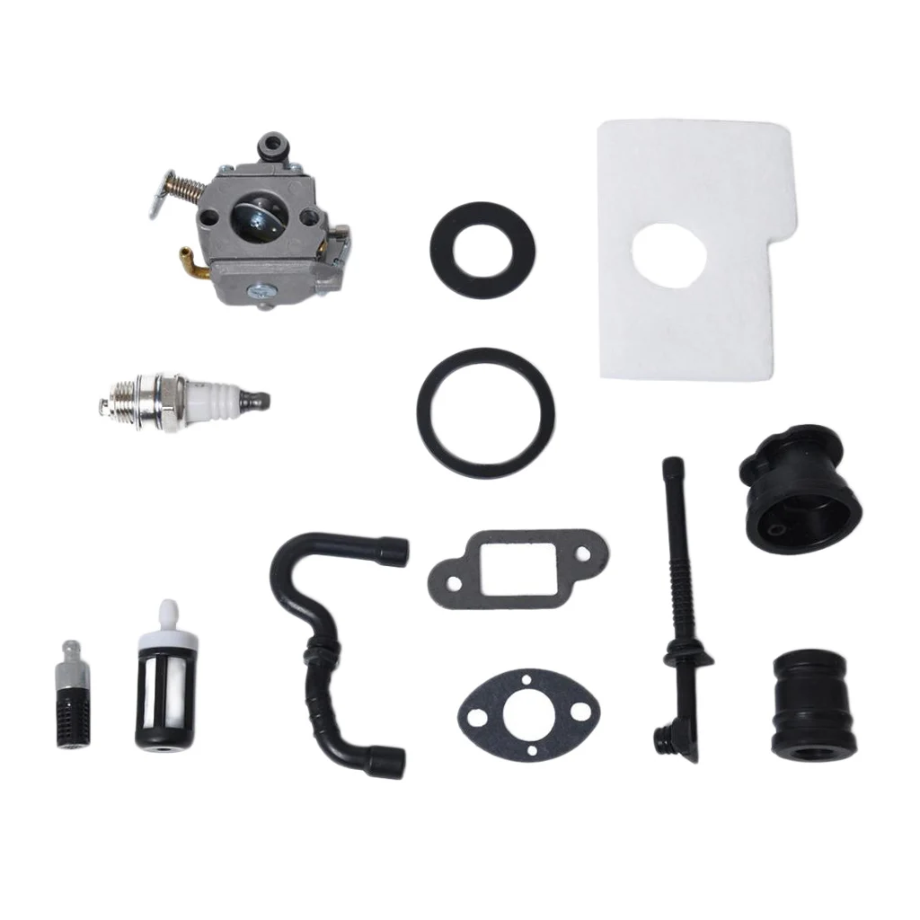 

Carburetor Air Filter Carb Fuel Line Spark Plug Carb for Stihl Chainsaw 017 018 MS170 MS180