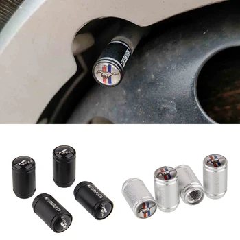 

Car Tire Valve Caps matte Air Tyre Stems Cover for Ford Wolf Mustang V8 GT GT500 GT350 Shelby Focus Escort Fusion