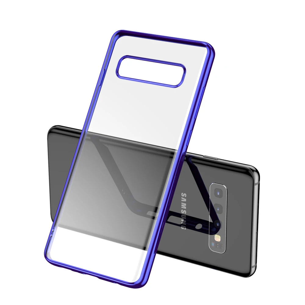 Мягкий прозрачный чехол для samsung Galaxy S8 S9 S10 Plus, Note 8 9 10 Pro M10 M20 M30 A10 A20 A30 A40 A50 A60 A70 A80 чехол на заднюю панель