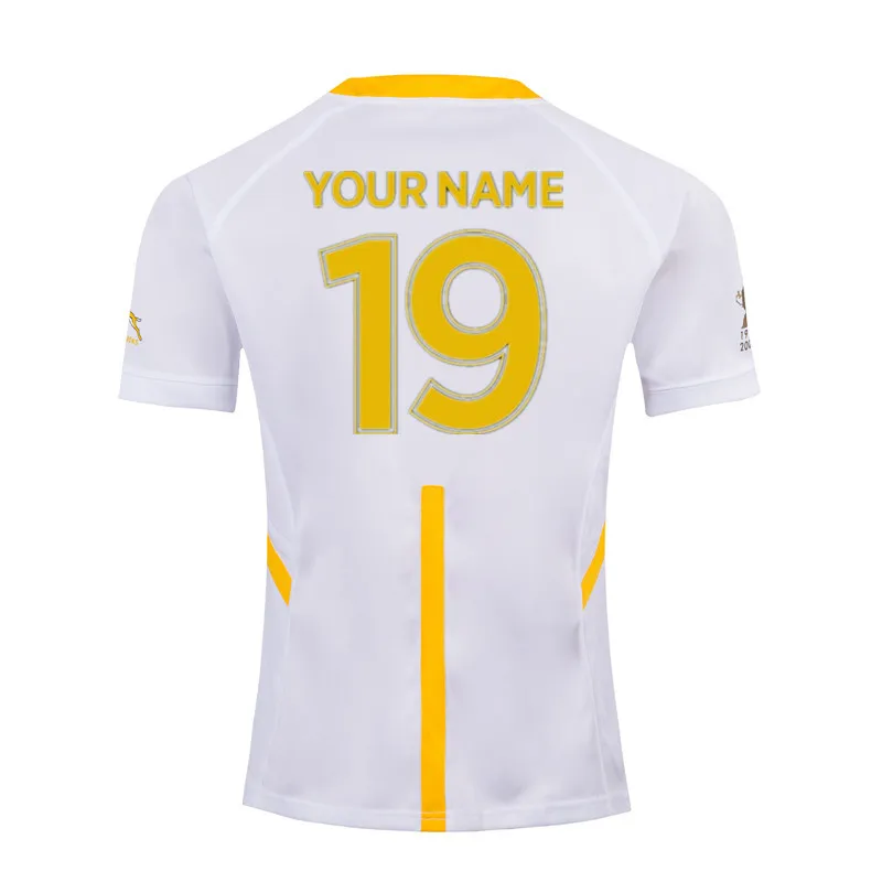 SOUTH AFRICA RUGBY HOME AWAY JERSEY size S-3XL Top quality Free shipping - Цвет: Print name number