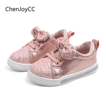 

Children's Sneakers Fashion Casual Breathable Sports Bow Girl Shoes