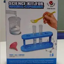 Химический эксперимент, научный костюм, химический набор для самостоятельного эксперимента, игрушка для химического моделирования-для изготовления пяти частей эксперимента