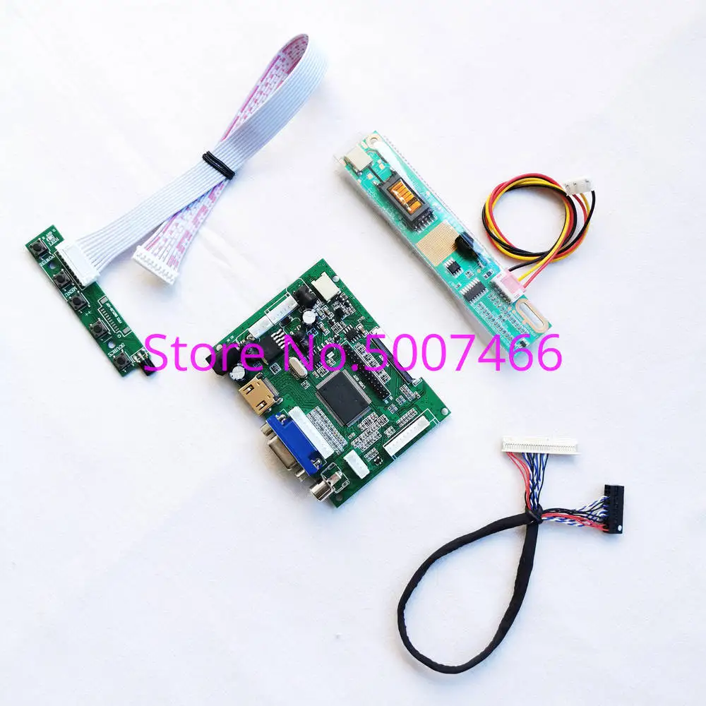 Fit B141Ew04 V.0/V.1/V.2/V.3/V.4/V.5/V.6/V.7/V.8 1Ccfl 1280*800 Lvds 30-Spille 14.1 "Vga Av Monitor Lcd Kit Scheda Del Controller