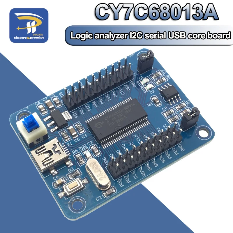 USB материнская плата IEZ FX2LP CY7C68013A макетная логический анализатор I2C Serial и SPI|logic