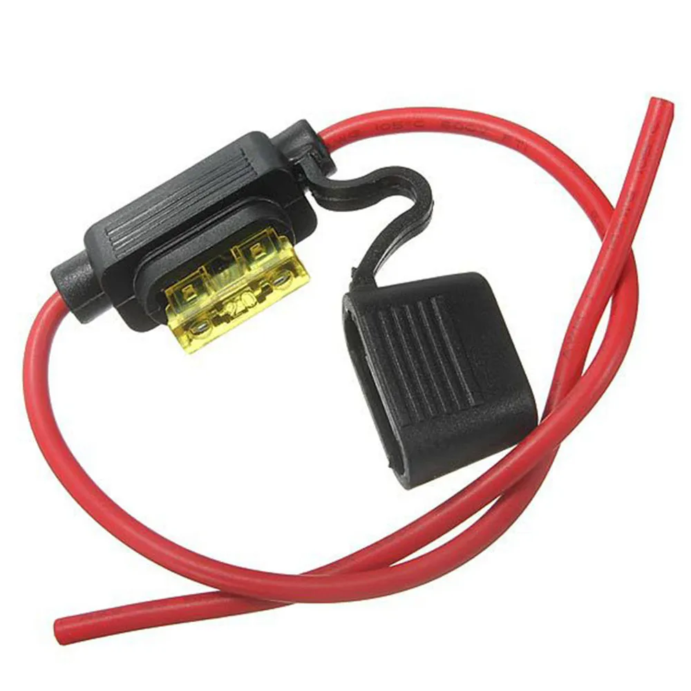 1 Set Car 14AWG Auto Standard Blade Fuse Holder And 10 Fuses 5A 10A 15A 20A 30A Each 2 Pcs