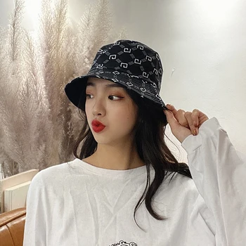 

Double-sided fisherman hat female spring and summer fashion street sunscreen sun hat all-match Japanese basin hat female trend