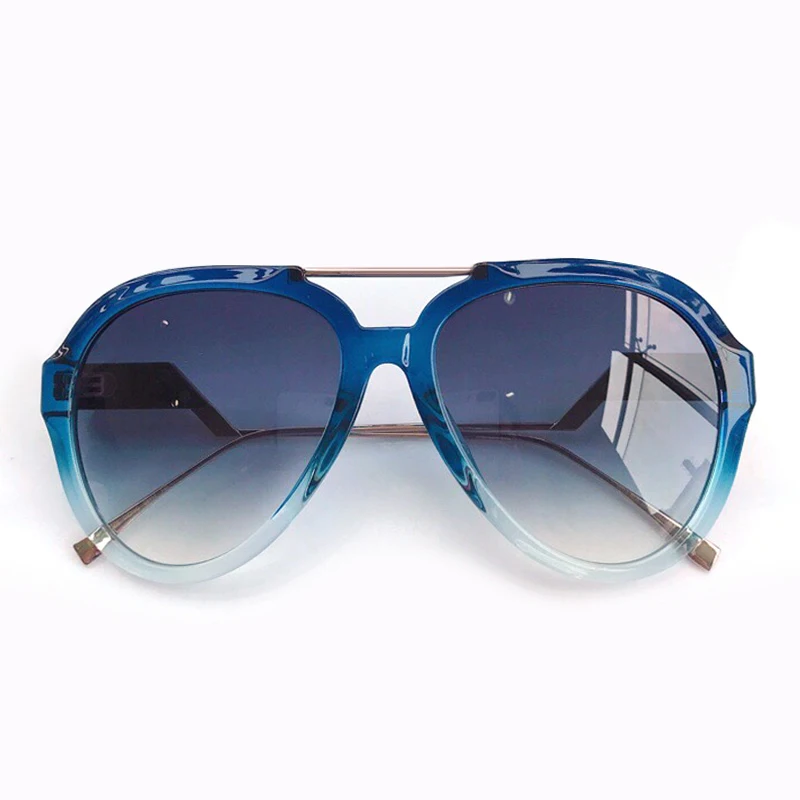 No.1 sunglasses Градиентные солнцезащитные очки для женщин красочная ацетатная оправа брендовые роскошные солнцезащитные очки UV 400 - Цвет линз: No.1 sunglasses