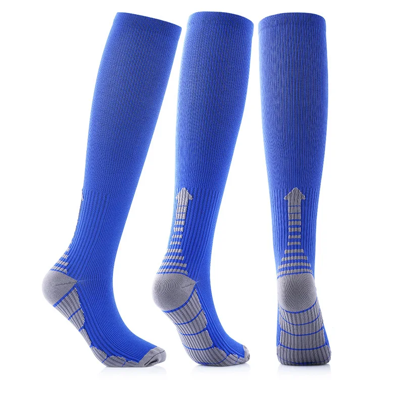 Unisex Black Compression Socks for Enhanced Performance and Pain Relief