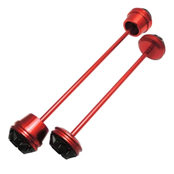 

New 1Pair Fork Crash Protector Anti Falling Front Rear Accessories Styling Racing Guard Wheel Axles Motorcycle For Yamaha MT-07