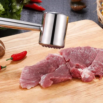 

Household Stainless Steel Meat Hammer Beef Hammer Meat Softener Hammer Kitchen Tool