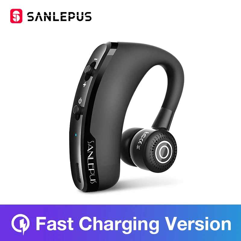 SANLEPUS Bluetooth наушники беспроводные наушники гарнитура вкладыши с HD микрофоном для телефона iPhone samsung xiaomi - Цвет: Fast Charging