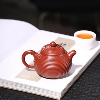 

Yixing Zisha teapot raw ore Dahongpao authentic pot kung fu kettle drinkware