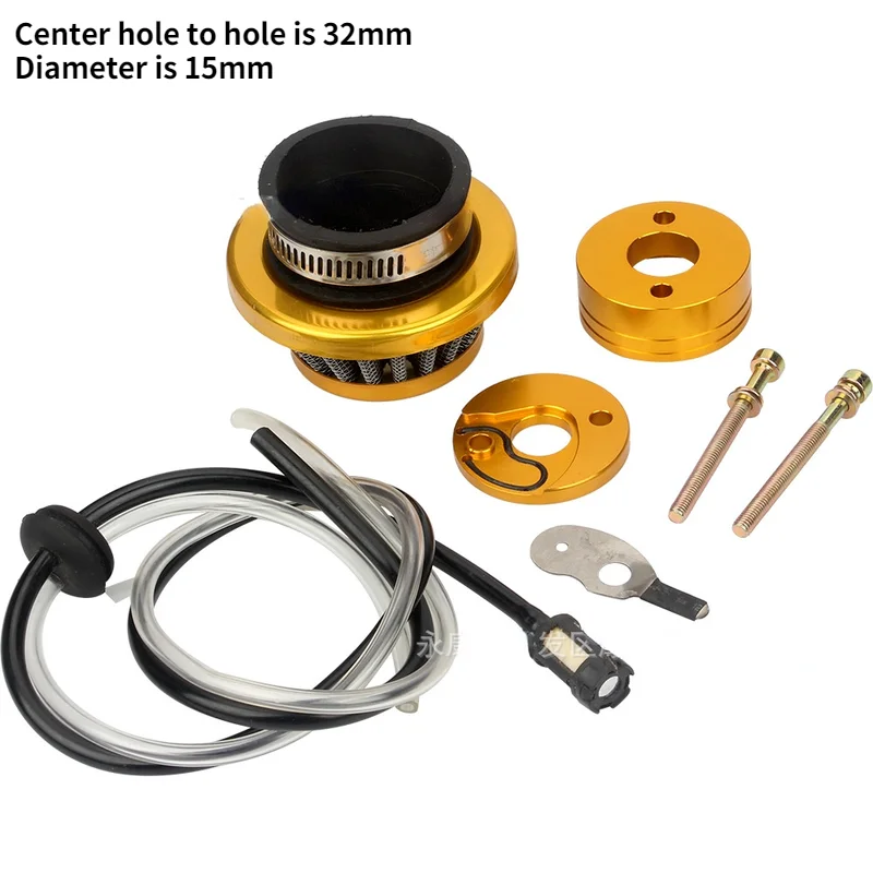 

Motorcycle Air Filter Intake Pipe Tubing Kit for 2 4 Stroke 43cc 47cc 49cc Engines ATV Scooter Mini Pocket Bike Gas Scooters