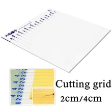 Прозрачная акриловая режущая сетка для резки для 2 мм и 4 мм tart оболочки разделочная доска линейка для выпечки
