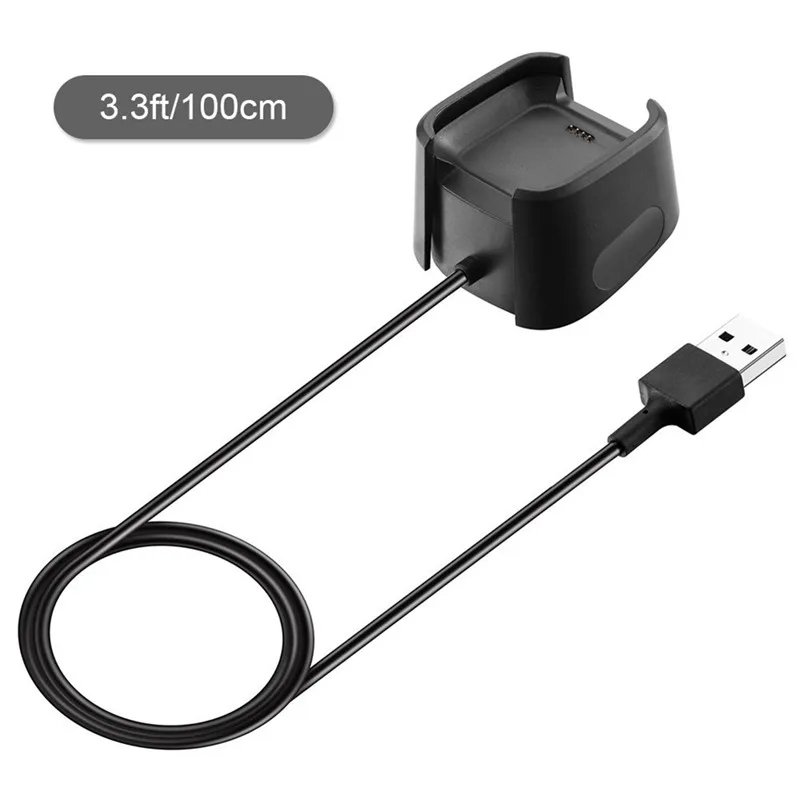 Для Versa зарядное устройство, 2 шт. сменный зарядный usb-кабель для Versa, 3,3 фута/100 см зарядный кабель док-станция для Fitb