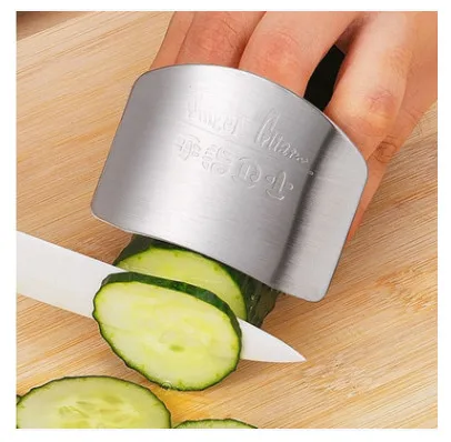 

1 Pcs Finger Guard Protect Finger Hand Cut Hand Protector Knife Cut Finger Protection Tool Stainless Steel Kitchen Tool Gadgets
