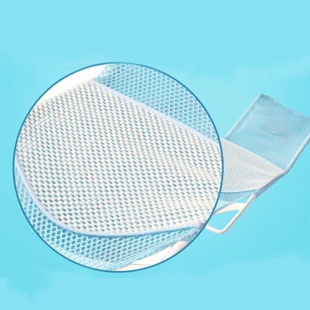 

Washable Soft Baby Bath Net Shower Seat Mesh Cross Shaped Elastic Breathable Portable Accessories Double Layer Home PP