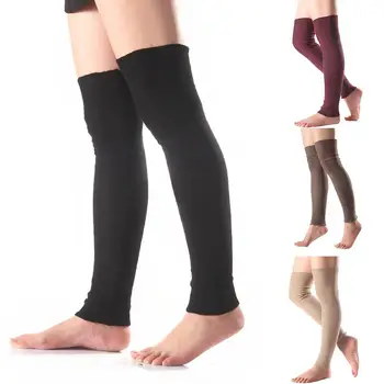 

Women Solid Color Knee High Knit Leg Warmers Long Socks Boot Cuffs Toppers Personalized comfortable Warm Outdoor Windproof