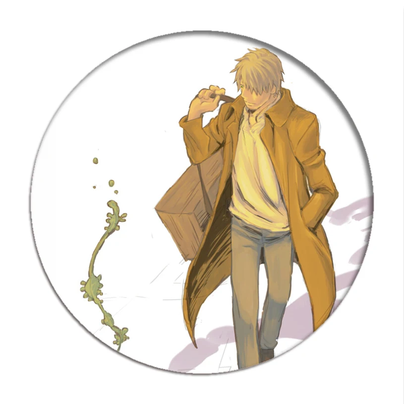 Mushishi Zoku Shou Cosplay Badges Ginko 