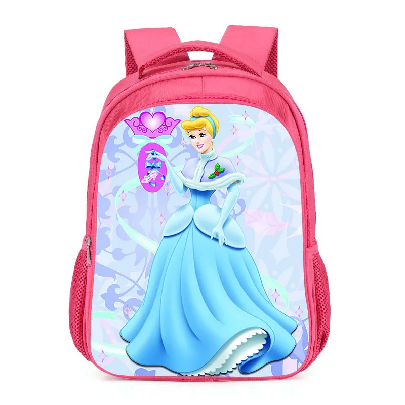 

Fingertip Laugh Cartoon Young STUDENT'S Backpack 1-3 Grade GIRL'S Princess CHILDREN'S School Bags Barbie Sophia Backpack
