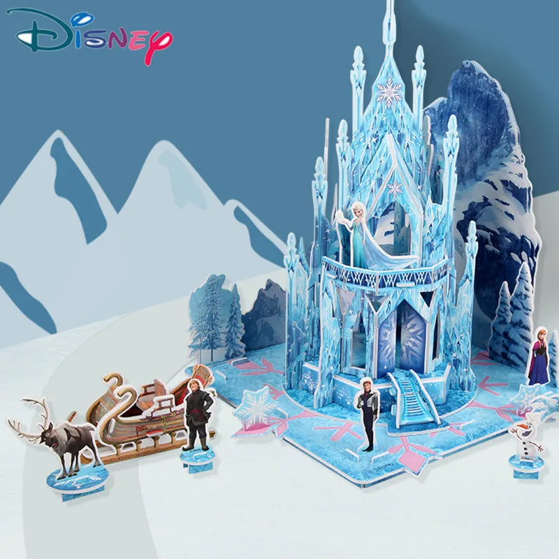 Новый трехмерный пазл Disney в виде сцены мультяшный Анимационный Подарок для детей