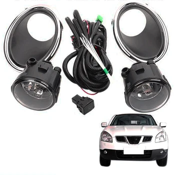 

H11 55W Bumper Grille Fog Lamp with Switch Assembly /1 Set Fit for 2014 2015 2016 Nissan Qashqai