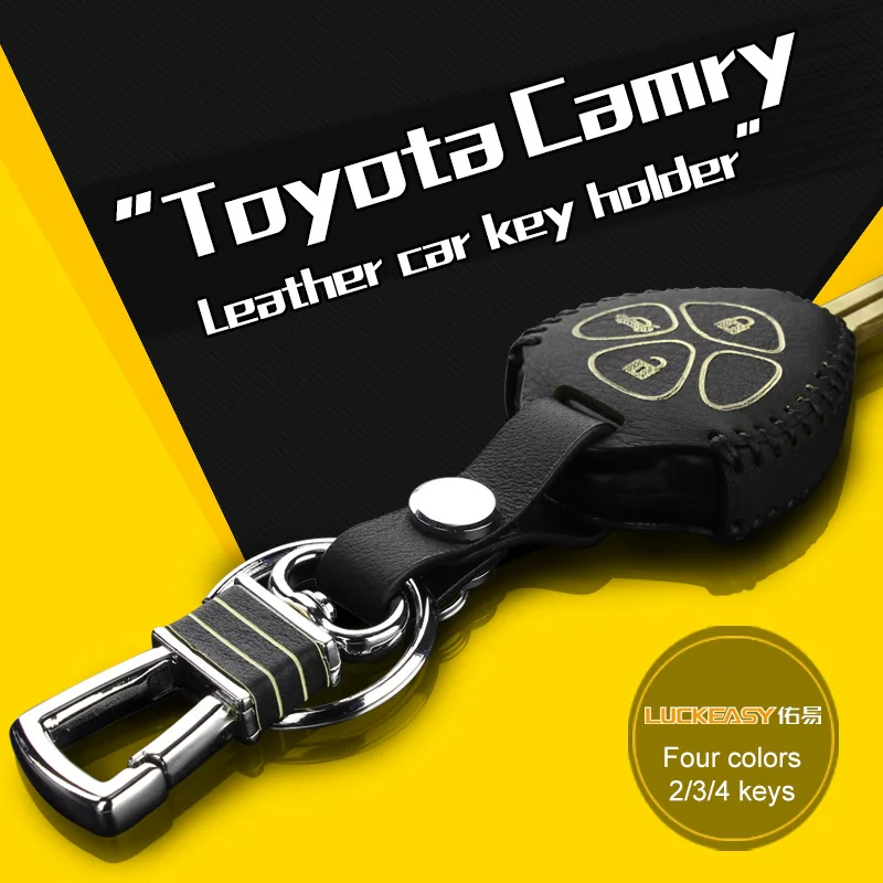 Чехол для ключей автомобиля для toyota camry 2012 2013 Crown 2007 eiz 2008 чехол для ключей с дистанционным управлением чехол для ключей из крафт-бумаги первый слой 2012 чехол для ключей key2a