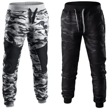 

Men Spring Casual Patchwork Camouflage Pants Sweatpants Streetwear Hip Hop Sweatpants Casual Pants LS 1218