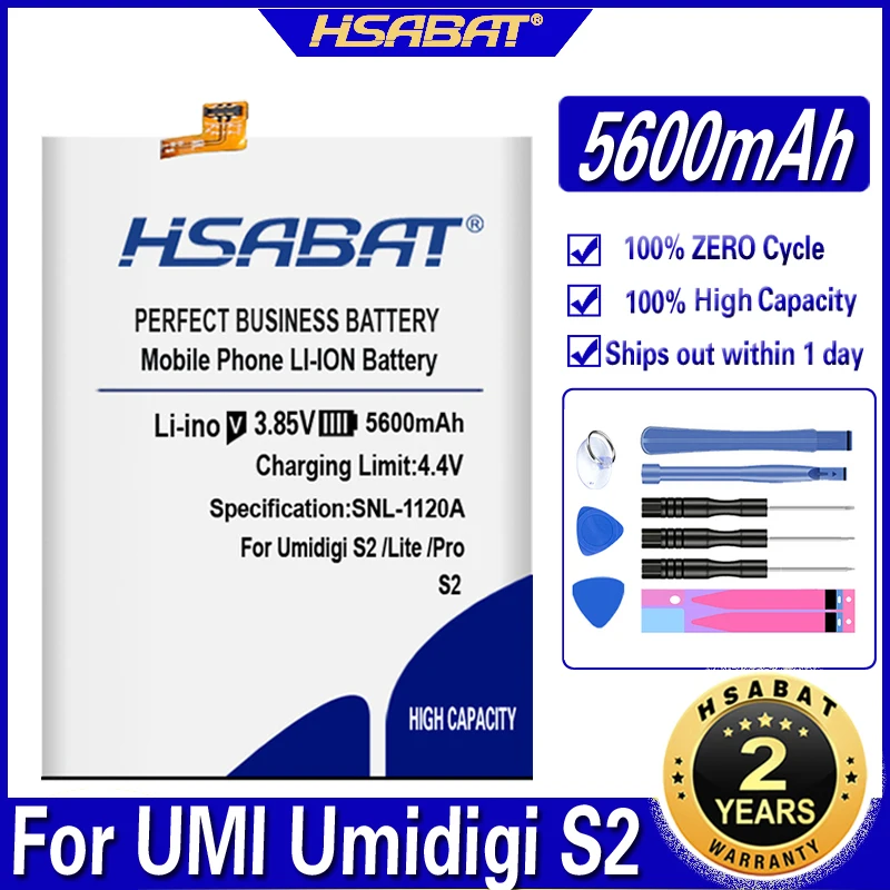 Аккумулятор HSABAT S2 5600 мАч для аккумуляторов UMI Umidigi Lite Pro | Мобильные телефоны и