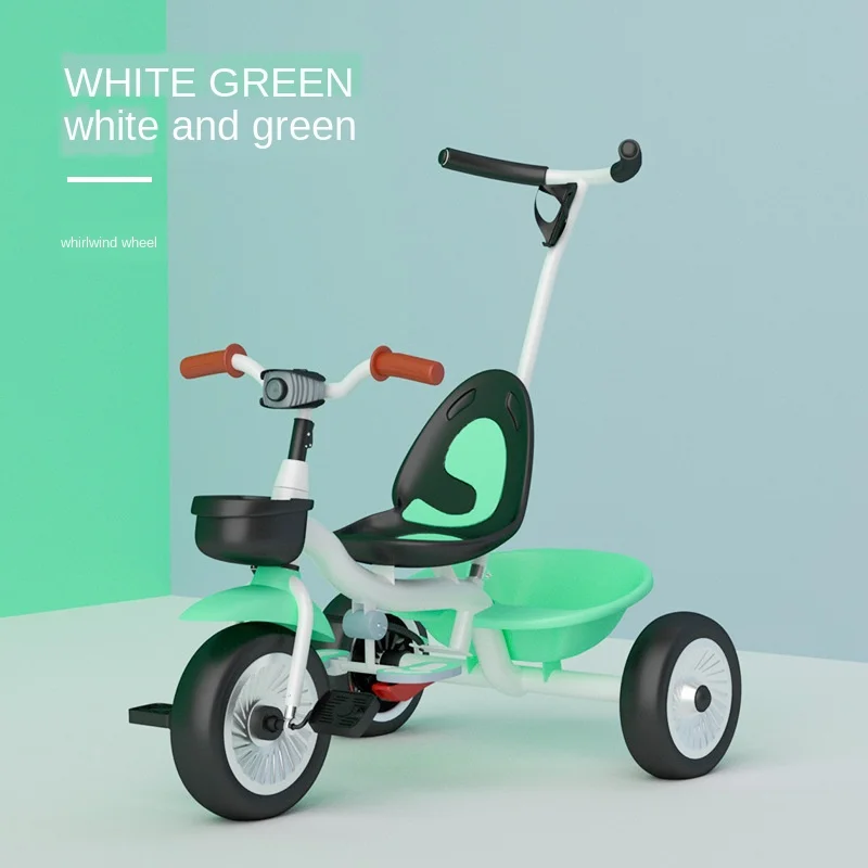 Infant Child Tricycle Kids Bike Baby Walker With Music Three Wheels 1-6 Years Old Gift For Baby Toys Balance Car Carrycot