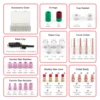 68PCS Tig Welding Accessories Kit Heat-Resistant Glass Cups Stubby Gases Lens Set Welding Kit for WP-17/18/26 3