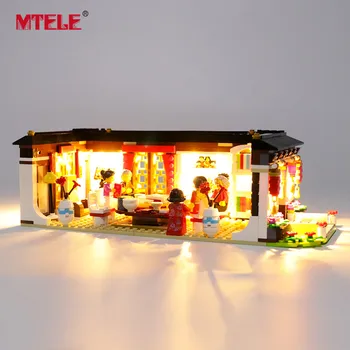 

MTELE Brand LED Light Up Kit For 80101 Chinese New Year's Eve Dinner Lighting Set Compatible With 46001