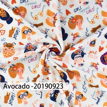 

Huangtao Diy 50X140cm Printed Mexican Style Cartoon Character Pattern Fashion Liverpool Bullet Fabric No MOQ Polyester Fabric